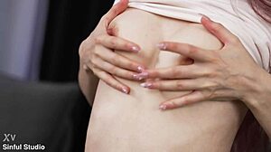 young petite luna lynx slut takes brutal anal assfucking ass to mouth doggystyle gaping close up shaved pussy small tits