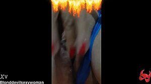 Blonde Latina Fingers Her Juicy Clit Till She Explodes!