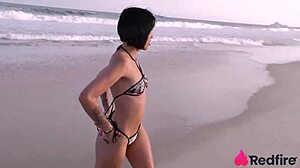 Japinha Drags Beach Pirocudo for Bareback Ass Pounding!