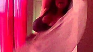 Hot Sexy Nena's Lingerie-Clad Big Tits Bounce in Cumshot Frenzy