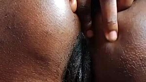 Curvy cutie rides cock cowgirl in homemade ass jiggle action