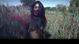 Topless Model Bares All Outdoors Boldly