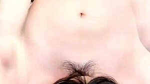 Japanese college girl grinds face hard in femdom facesitting shame!