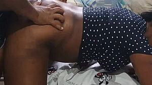 Ever wonder how this brunette Latina's huge ass moans under homemade anal pounding?