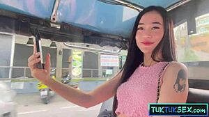 Street-Picked Tiny Thai Cutie Craves Hard Ride