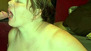 old guy gulps down my warm piss captured in slow motion