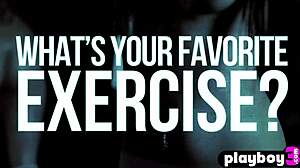 Sexy Big Tits Milf Works Out Posing Naked with Hot Babes