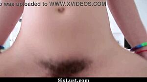 Stepsis Petite Pussy Drains Stepbro Cum Fast Cowgirl Ride