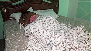 ebony teen couple starts day with big black cock ass pounding