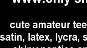 slipped into pvc panties you love