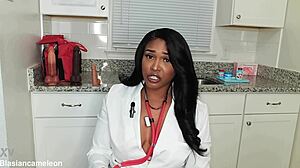 nurse lala's hot joi makes patient stroke furiously in hospital room