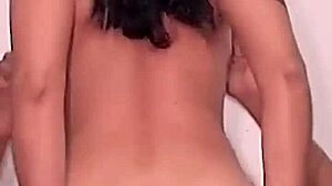 brunette latina milf cheats on husband bending over for petite guy's doggystyle pounding in bedroom pov