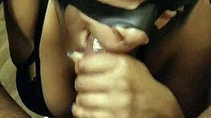 MASKED LALOLA KLITZ DEVOURS MASSIVE COCK LIKE A PRO