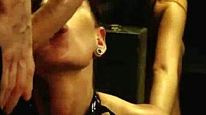 What if two bound Aussie 18+ sluts get extreme strap-on domination?