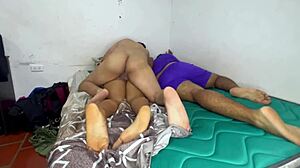 Hot Brunette Fucks Brother-in-Law While Cuckold Husband Watches Homemade