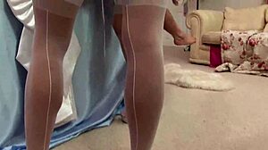 milf janet teams up with sharon pink for a naughty threesome wedding prep on the bed