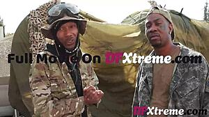 Damn kitana montana's huge tits bounce while she cheats fucking two massive black cocks voyeur style