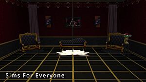 Goth Asian Aki Strips Before Anal Ride on Stud Maeverick's Cock