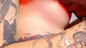 Jefão's Huge Cock Deepthroats Fucks Latina's Pussy Ass Leaves Her Gaped!