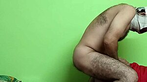 Black Indian Housewife Sucks Juicy Hairy Anus with Big Ass Exposed