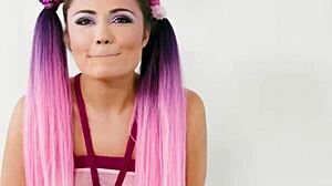 adria rae feels every inch stretching her tiny frame so deep