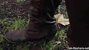 hey british lass, you really pissing your pants for everyone to see?