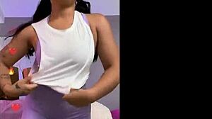 latina teen bends over big ass for doggystyle in new outfit