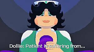 heading in for a checkup with sexy nurse dollie under her uniform