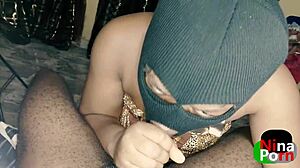 Hey, ever seen a cowgirl slobber on cock before riding hard?