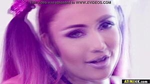 adria rae feels every inch stretching her tiny frame so deep