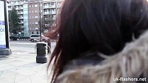 hey british lass, you really pissing your pants for everyone to see?