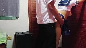 Oh man, that senior high pinay student's big ass and tits get bent over doggystyle in homemade amateur viral!