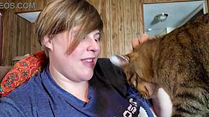 Clara Crisp milf bbw getting ready backstage for giantess fetish video hairy armpits belly