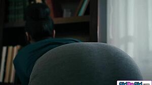 dominant milf boss strapon anals her ebony secretary deep