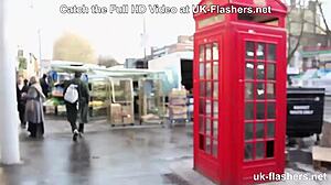 hey british lass, you really pissing your pants for everyone to see?