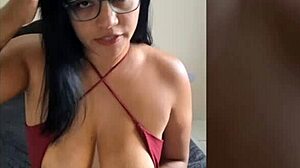 professorinha spits on tits then takes cum facial from student 😈💦🍆