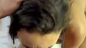 intimate tease with urach's ex builds to creamy finish