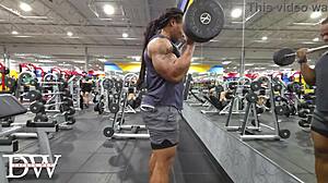 i'm hitting this dreads workout fullbody routine like a beast today