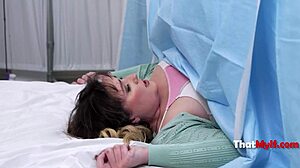 Patient Spreads Wider As Doctor's Cock Diagnoses Her Tight Pussy Deep