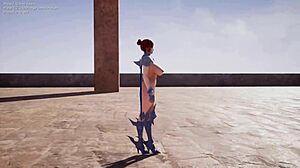 hey check out aria the big tits big ass model dancing wild in her test shoot lets play around