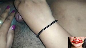 indian hubby massages wifey's big tits then hardcore bedroom pounding 😍💦