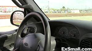 i couldn't resist sucking that monster cock before getting dicked hard