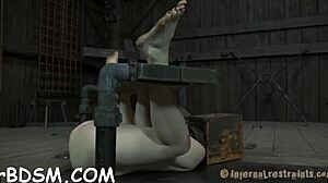 watch me punish this brunette slave's mouth hardcore