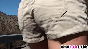 Sweet teen Casi James craves big cock POV ride