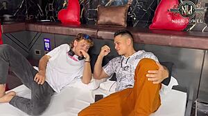 Threesome Chaos: Friend and Slutty Latina Ride Monster Cocks Wildly!