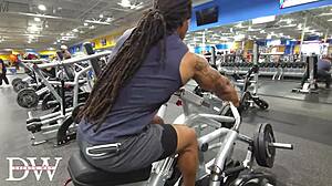 i'm hitting this dreads workout fullbody routine like a beast today
