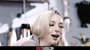 blonde babe, wanna risk workplace sex with your cheating boyfriend?