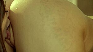 Kinky BFF Lesbian Teens Lick Passionately in Erotic Embrace