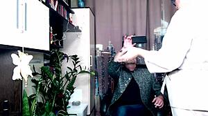 Ever Wondered How Far An Elderly Secretary's Juicy Pussy Stretches On Camera?