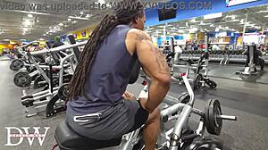 i'm hitting this dreads workout fullbody routine like a beast today